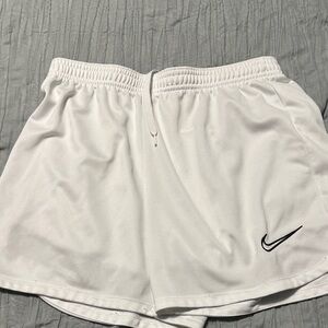 Nike Women's White Sports Shorts